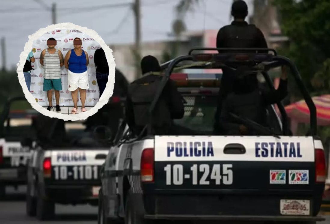 Realizan cateo en colonia Los Volcanes de Veracruz; detienen a una pareja