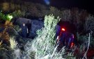Vuelca autobús de pasajeros carretera Cardel-Poza Rica; hay un muerto y más de 30 heridos