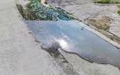 Alertan por aguas negras en Lagos de Puente Moreno