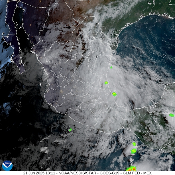Alerta Gris se mantiene activa por lluvias en Veracruz; hay posibilidades de inundaciones y deslaves