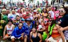 Con éxito realizan el tradicional partido Solteras contra Casadas del Carnaval de Veracruz 2025