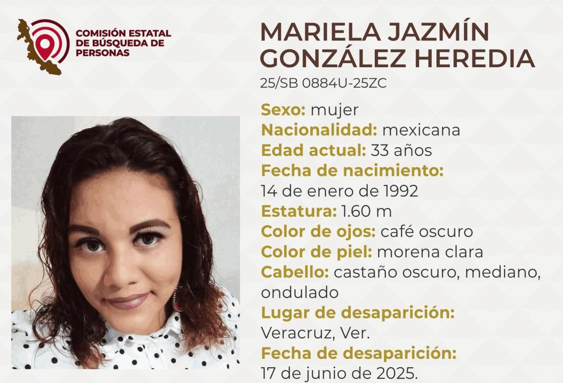 Reportan la desaparición de Mariela Jazmín González en el puerto de Veracruz