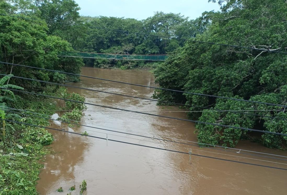 Por lluvias en Veracruz mantienen vigilancia en niveles del río Jamapa