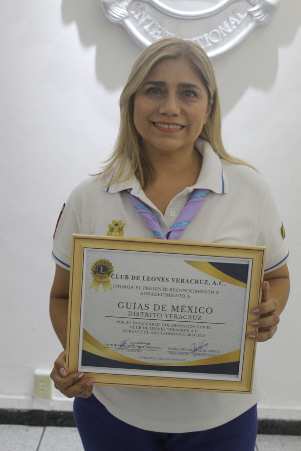Club de Leones de Veracruz AC reconoce la colaboración altruista