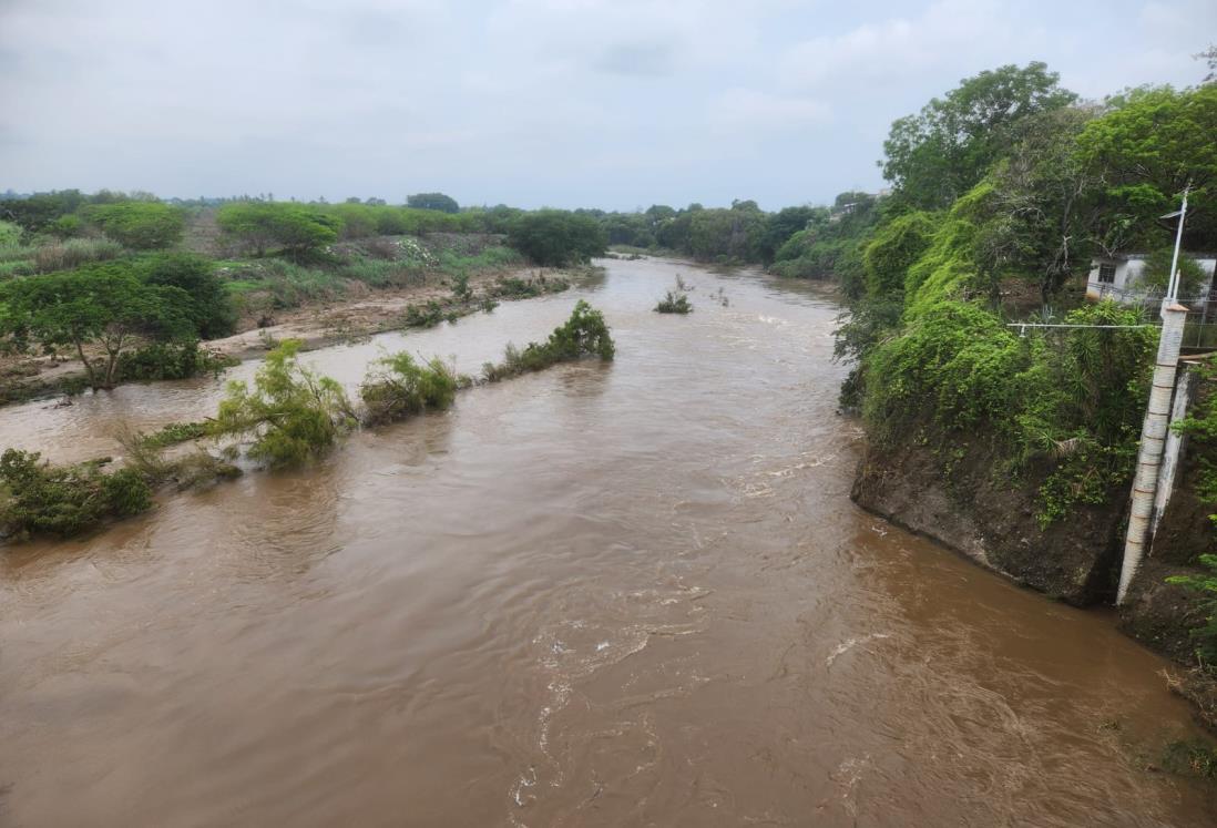Alerta por niveles del río La Antigua, en Veracruz