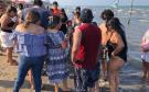 Mar jala a dos menores de edad en playa de Alvarado; solo uno ha sido rescatado