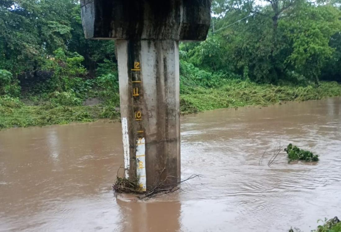 Baja el nivel del río Jamapa en Veracruz; piden a la población no alarmarse