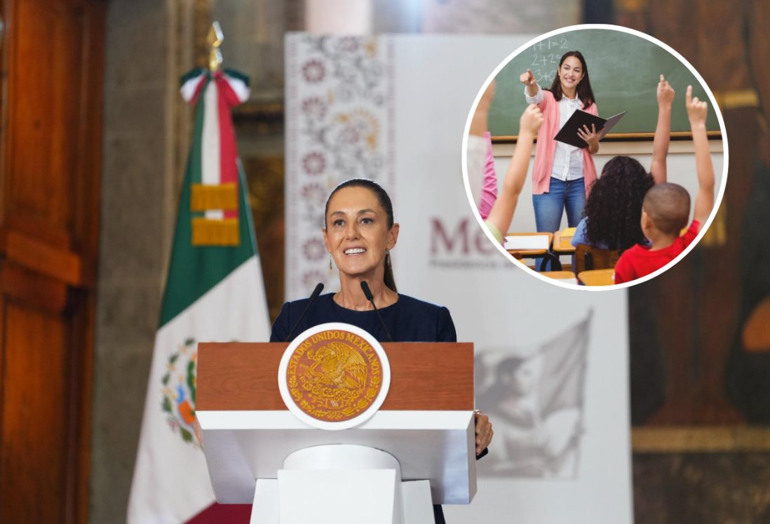 Claudia Sheinbaum firmará decretos acordados con maestros en México