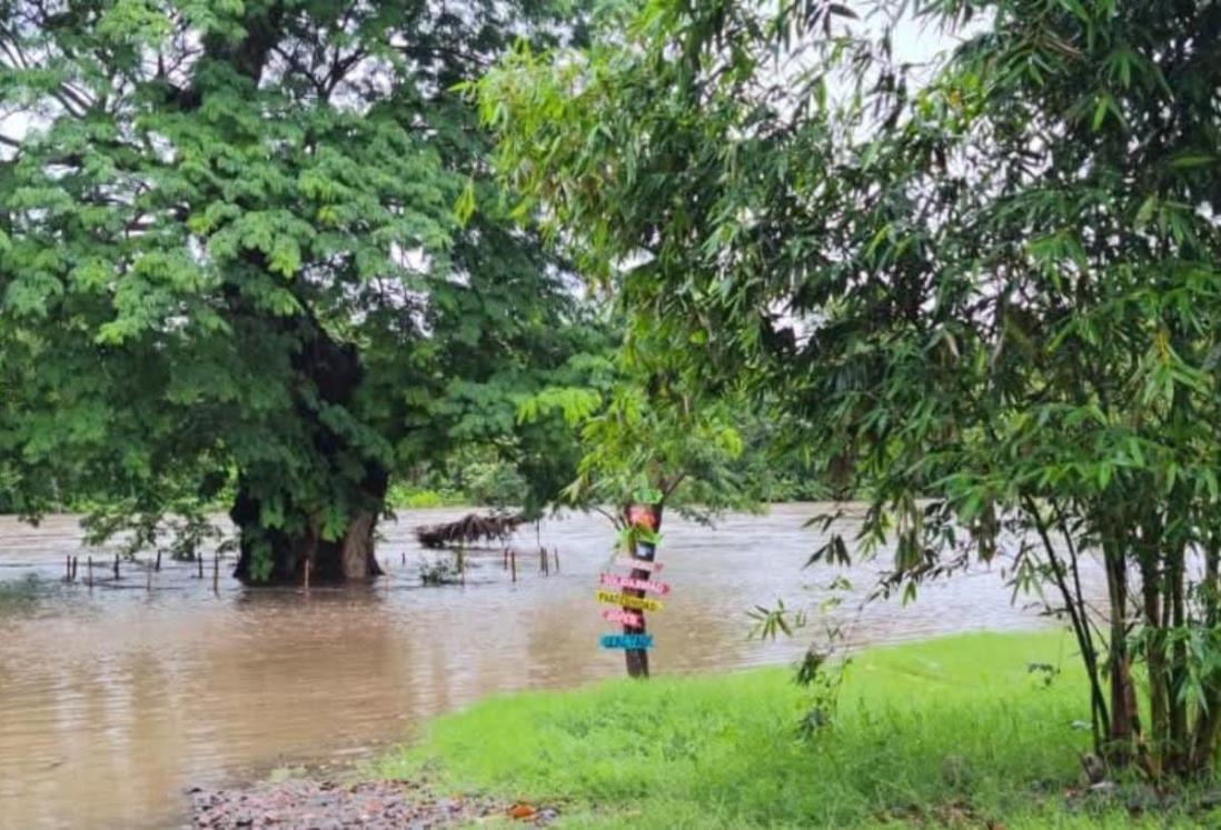 Aumenta nivel del río Cotaxtla en Veracruz