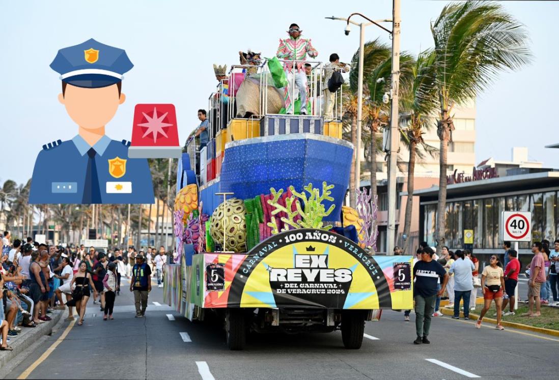 Carnaval de Veracruz 2025: Estas son las vías alternas para circular durante los paseos de carros alegóricos