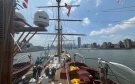 Reubican el Buque Cuauhtémoc a otro astillero en Nueva York para su reparación tras accidente
