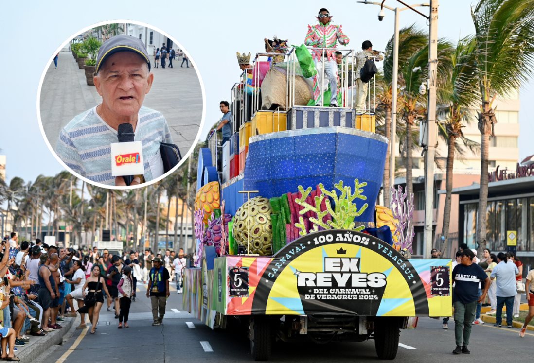 A sus 77 años, José Manuel "Manzanita" exrey del Carnaval de Veracruz se alista para la edición 2025
