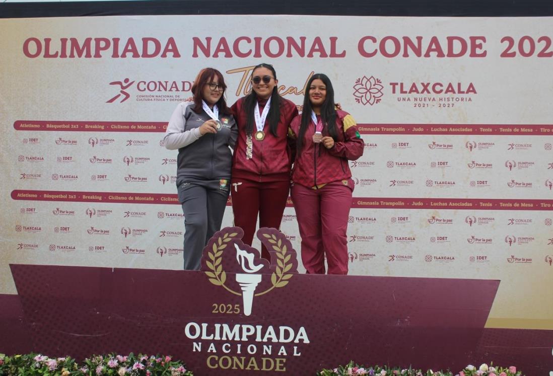 Obtiene Veracruz tres medallas de bronce en atletismo