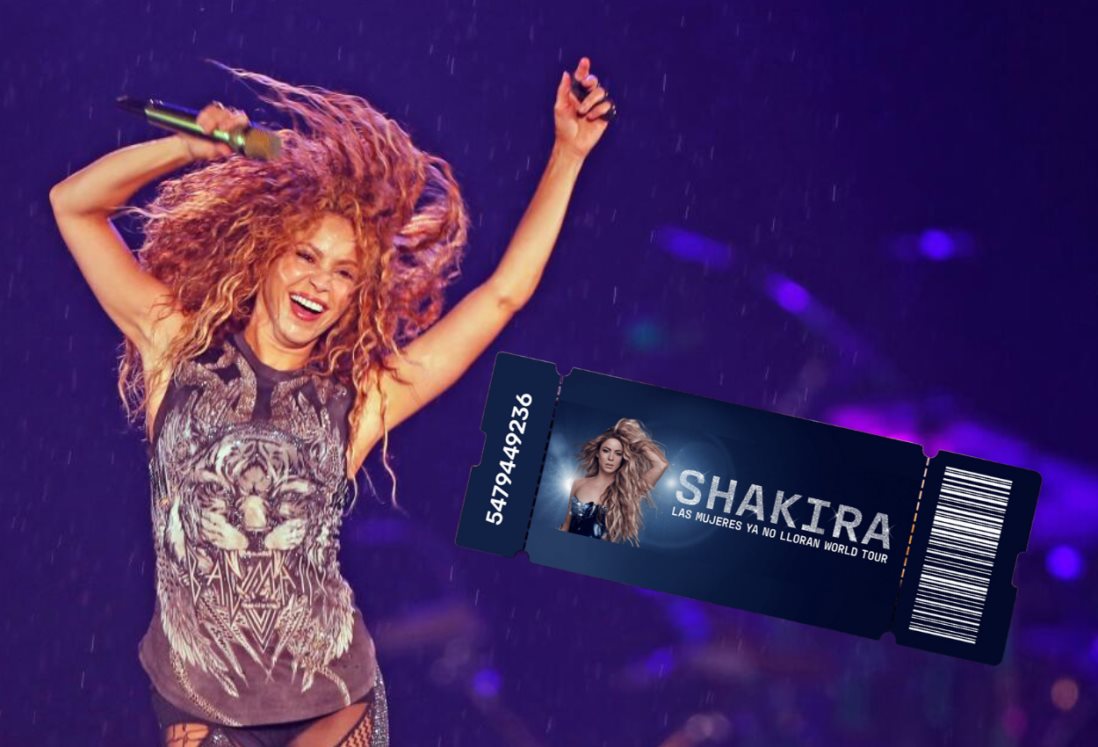 Inicia venta general de boletos para concierto de Shakira en Veracruz