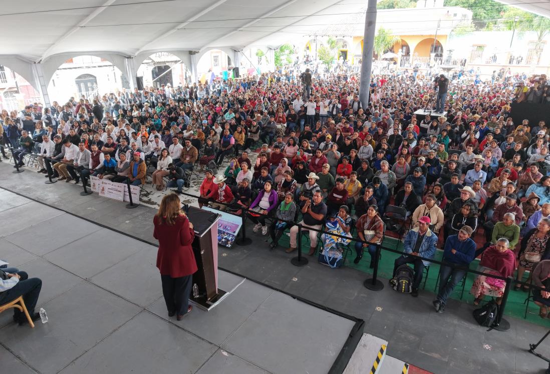 Rocío Nahle anuncia programa Apoyo a la Palabra en beneficio de más de 100 municipios veracruzanos