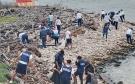 Con la recolección de más de una tonelada de desechos inorgánicos se concluye la Jornada de limpieza de Playas y Costas en Veracruz